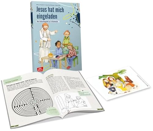 Jesus hat mich eingeladen. Der Vorbereitungskurs auf Erstbeichte und Erstkommunion: Prüfpaket mit Kamishibai-Set, Moderationskarten für die ... Erstkommunionkurs: Erstbeichte und Kommunion)