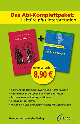 Maria Stuart - Lektüre plus Interpretation: Königs Erläuterung + kostenlosem Hamburger Leseheft von Friedrich Schiller.: Das Abi-Komplettpaket: ... Hamburger Leseheft (Königs Erläuterungen)