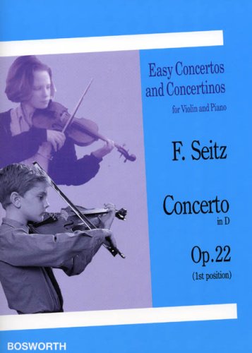 Concerto in D Op.22 (1. Lage). Easy Concertos and Concertinos for Violin and Piano: For Violin (in First Position) and Piano