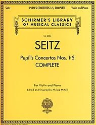 Friedrich Seitz: Complete Pupil’s Concertos Nos.1-5. Für Violine, Klavierbegleitung von G. Schirmer