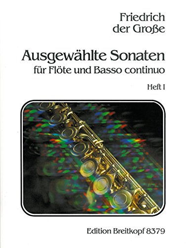 Ausgewählte Sonaten für Flöte und Klavier Heft 1: Nr. 1 - 5 - Breitkopf Urtext (EB 8379)