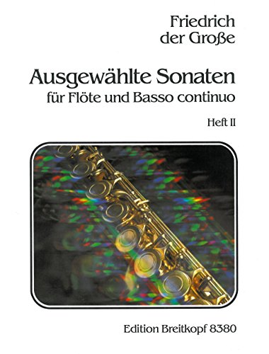 Ausgewählte Sonaten für Flöte und Klavier Heft 2: Nr. 6 - 10 - Breitkopf Urtext (EB 8380) von Breitkopf & Härtel