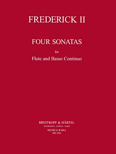 Vier Sonaten für Flöte und Basso continuo (MR 2266)