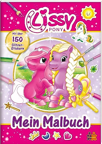 Lissy PONY. Mein Malbuch: Mit Glitzerstickern von Friendz @ Kids und Concepts GmbH