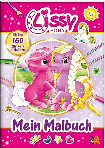 Lissy PONY. Mein Malbuch: Mit Glitzerstickern