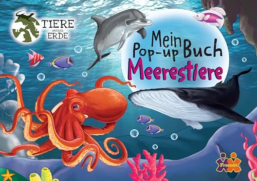 Tiere unserer Erde. Mein Meerestiere Pop-up Buch