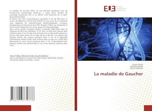 La maladie de Gaucher von Éditions universitaires européennes