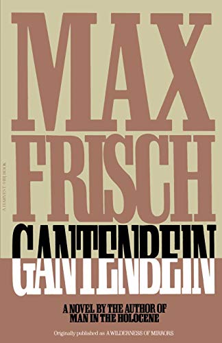 Gantenbein: A Novel (Harvest/Hbj Book)