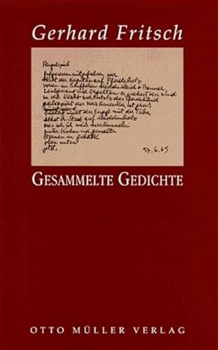 Gesammelte Gedichte: Hrsg. v. Reinhard Urbach