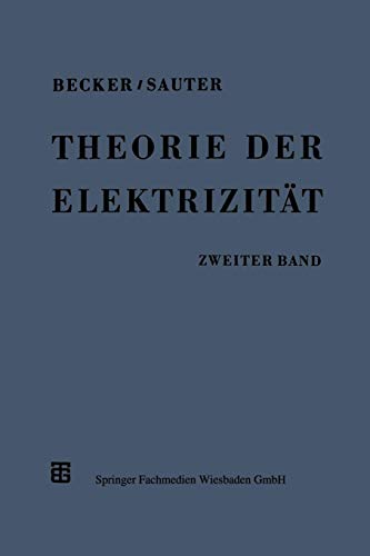 Theorie der Elektrizität von Vieweg+Teubner Verlag