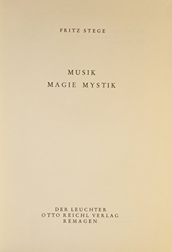 Musik - Magie - Mystik von Reichl, O.