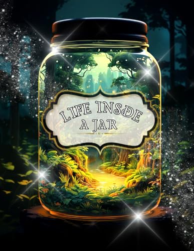 Enchanted Jars: Life Inside a Jar Coloring Book For Adults Magical Jars Coloring Pages von Independently published