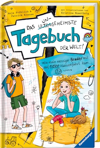 Das ungeheimste Tagebuch der Welt!, Band 3: Wie mein nerviger Bruder mit auf meine Klassenfahrt kam … (Comic-Roman aus zwei Perspektiven für Kinder ab ... (Das ungeheimste Tagebuch der Welt!, 3)