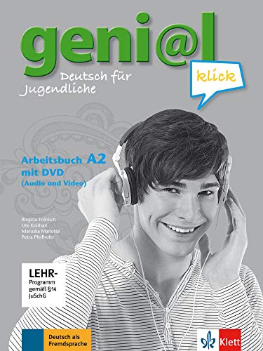 geni@l klick A2: Deutsch für Jugendliche. Arbeitsbuch mit DVD-ROM (Audio und Video)