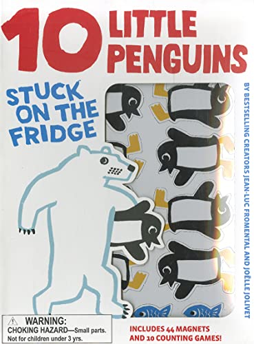 10 Little Penguins Stuck on Fridge