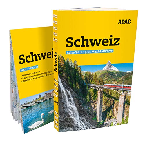 ADAC Reiseführer plus Schweiz: Mit Maxi-Faltkarte und praktischer Spiralbindung