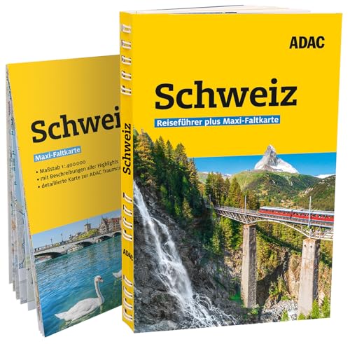 ADAC Reiseführer plus Schweiz: Mit Maxi-Faltkarte und praktischer Spiralbindung von ADAC