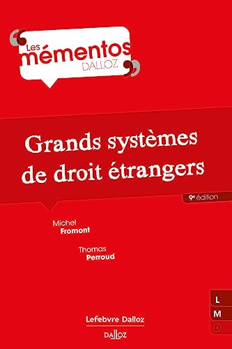 Grands systèmes de droit étrangers 9ed