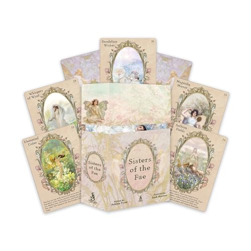 Sisters of the Fae: Explore the portals of the fae and fly into the earthly realms (33 Full-Color Cards and 96-Page Full-Color Guidebook)
