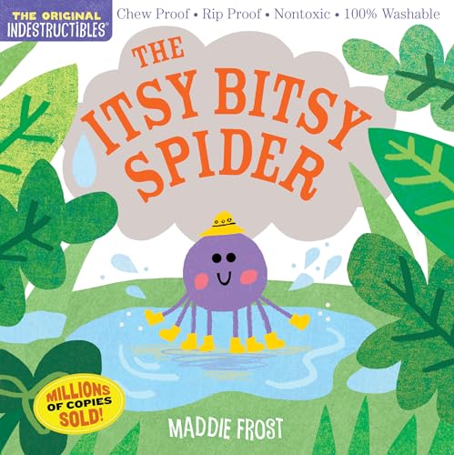 Indestructibles: Itsy Bitsy Spider: Chew Proof - Rip Proof - Nontoxic - 100% Washable (Book for Babies, Newborn Books, Safe to Chew)