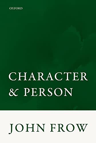 Character and Person von Oxford University Press