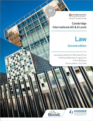 Cambridge International AS and A Level Law Second Edition: Hodder Education Group von Hodder Education