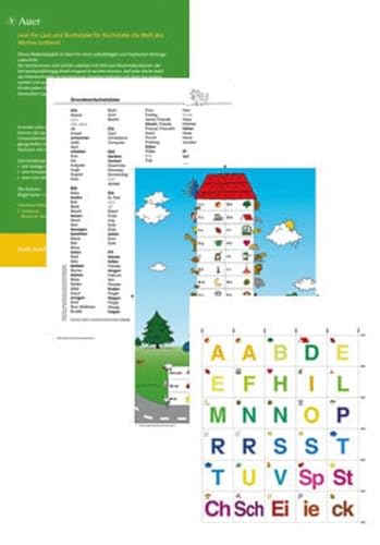 legen-lernen-lesen: Die Laut-Buchstabenkarten: 300 Wendekarten für das haptisch- entdeckende Lernen - Schüler-Set (1. bis 4. Klasse) von Auer Verlag i.d.AAP LW