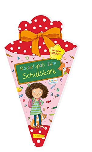 Schlau für die Schule: Rätselspaß zum Schulstart mit Stickern (Schultüte 2023 rosa): Eintragbuch zur Einschulung mit Steckbriefen, Lernspielen und Aufklebern für die Schultüte von Carlsen