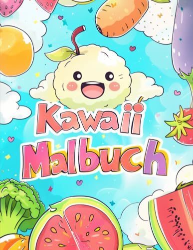 Kawaii Malbuch: Über 40 süße und lustige Kawaii Doodle Motive zum Ausmalen