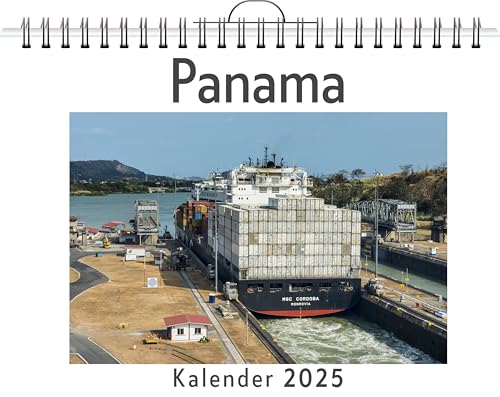 Panama - (Wandkalender 2025, Kalender DIN A4 quer, Monatskalender im Querformat mit Kalendarium, das perfekte Geschenk) von FlipFlop