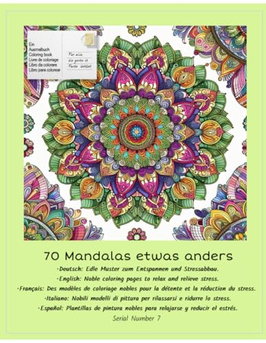 Mandalas für Ruhe und Entspannung: Mit 70 Motive zum Ausmalen