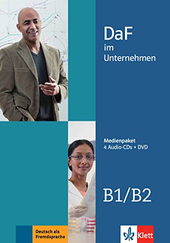 DaF im Unternehmen B1-B2: Medienpaket (4 Audio-CDs + DVD)