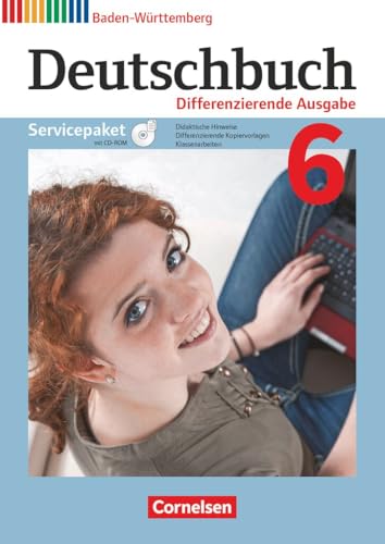 Deutschbuch|Sprach- und Lesebuch|Differenzierende Ausgabe Baden-Württemberg 2016|Band 6: 10. Schuljahr|NULL|NULL|Servicepaket mit CD-ROM|Didaktische ... Kopiervorlagen, Klassenarbeiten Deutschbuch|Sprach- und Lesebuch|Differenzierende Ausgabe Baden-Württemberg 2016|Band 6: 10. Schuljahr|NULL|NULL|Servicepaket mit CD-ROM|Didaktische ... Kopiervorlagen, Klassenarbeiten von Cornelsen Verlag