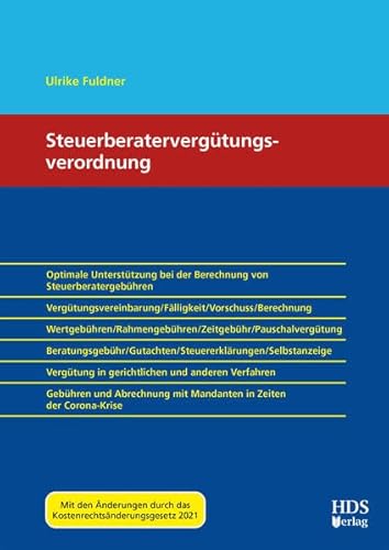 Steuerberatervergütungsverordnung von HDS-Verlag