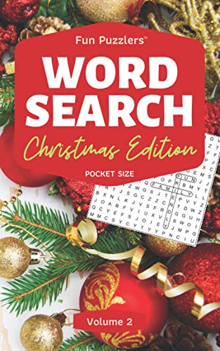 Word Search: Christmas Edition Volume 2: Pocket Size (Fun Puzzlers Travel Size Word Search Books for Adults, Band 23) von Independently published