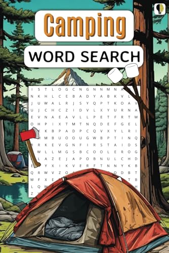Camping Word Search Puzzle Book: Word Searches with Easy to Read Print about Camping, Nature, Outdoor and More | 6x9 inches, 110 pages | 50+ Puzzles ... Gift for Adults, Senior, Teens von Independently published