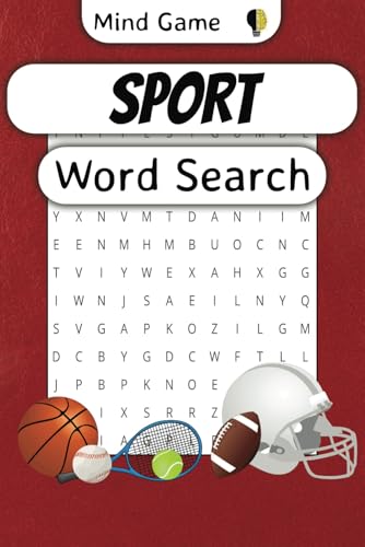 Sports Word Search Puzzle Book: Word Searches with Easy to Read Print about Sports, Physical activity, Athletics and More | 6x9 inches, 110 pages | 50+ Puzzles ... Gift for Adults, Senior, Teens von Independently published