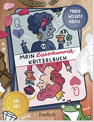 Meine bessere Hälfte bin ich: Mein Liebeskummer-Kritzelbuch | Kreatives Geschenk zur Aufmunterung nach Trennung | Für Frauen zum Wut rauslassen und Herzschmerz überwinden Meine bessere Hälfte bin ich: Mein Liebeskummer-Kritzelbuch | Kreatives Geschenk zur Aufmunterung nach Trennung | Für Frauen zum Wut rauslassen und Herzschmerz überwinden