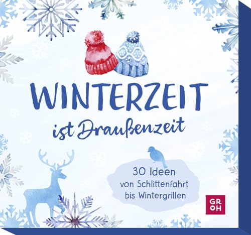Winterzeit ist Draußenzeit: 30 Ideen von Schlittenfahrt bis Wintergrillen | Inspirationskarten für Aktivitäten im Winter | Für Winterspaß im Freien Winterzeit ist Draußenzeit: 30 Ideen von Schlittenfahrt bis Wintergrillen | Inspirationskarten für Aktivitäten im Winter | Für Winterspaß im Freien