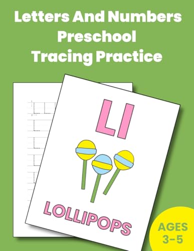 Letters And Numbers Preschool Tracing Practice: Help toddlers learn the alphabet and to count from 1 to 10 with easy to color pictures von Independently published