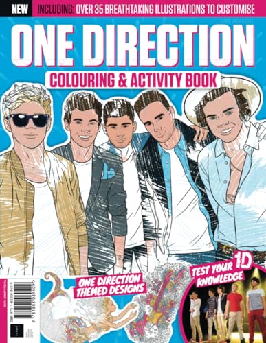 One Direction Colouring & Activity Book: Over 35 breathtaking illustrations to customise