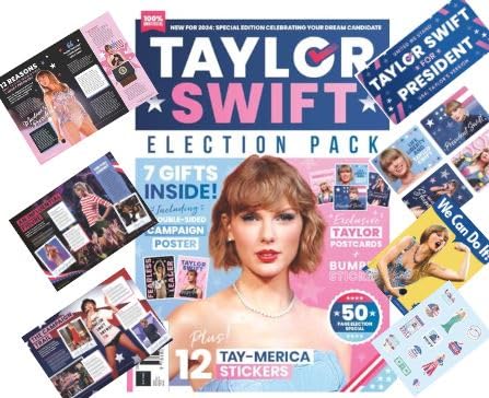 Taylor Swift Election Pack - BRAND NEW fan pack dedicated to the presidential candidate of your dreams! Features posters; postcards; stickers