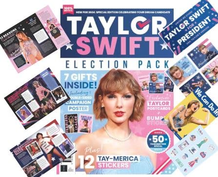 Taylor Swift Election Pack - BRAND NEW fan pack dedicated to the presidential candidate of your dreams! Features posters; postcards; stickers