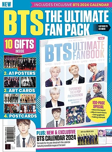 The Ultimate BTS Fan Pack - 100 page fanbook of the iconic K-Pop band with special gifts inside