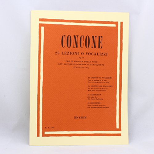 25 Lezioni O Vocalizzi Op. 10