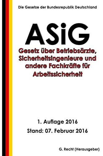 ASiG, 1. Auflage 2016