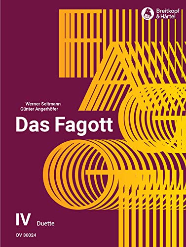 Das Fagott - Schulwerk in 6 Bänden. Band 4: Duette (DV 30024) von EDITION BREITKOPF