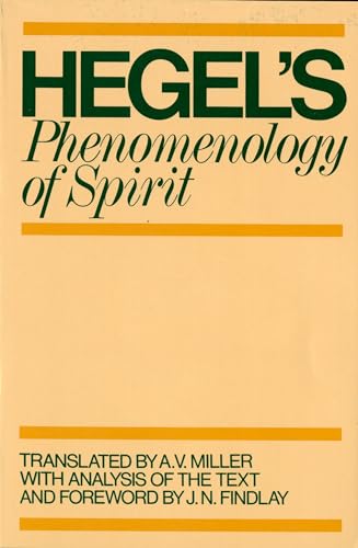 Phenomenology of Spirit (Galaxy Books, Band 569)