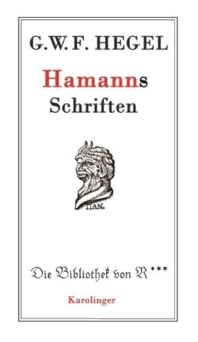 Hamanns Schriften (Bibliothek von R)