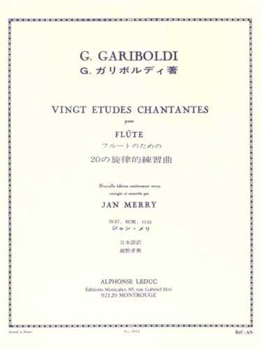 20 ETUDES CHANTANTES OP88 FLUTE